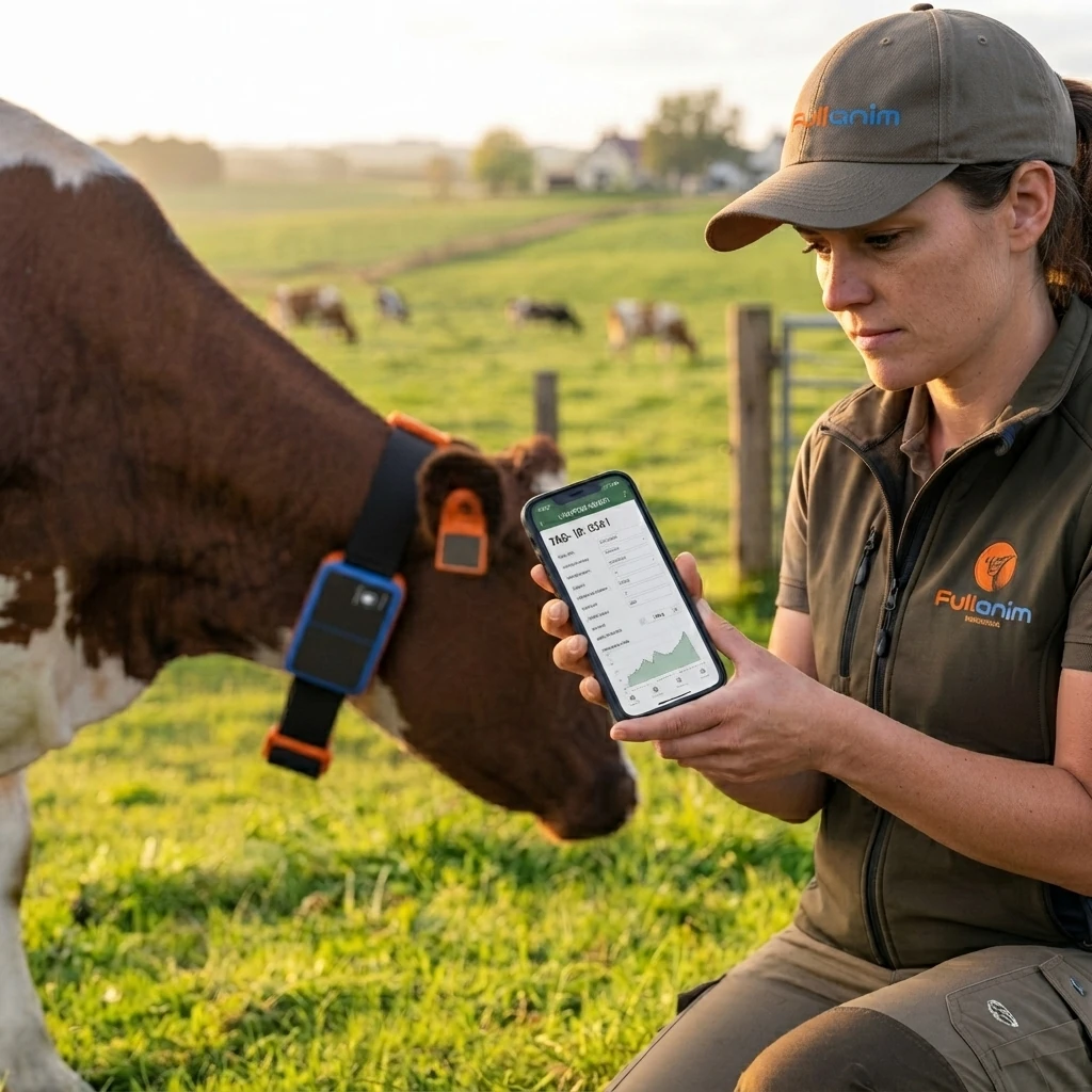 Livestock hardware and mobile interface demonstration in the field