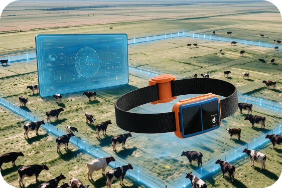 FL-C006 Solar GPS Livestock Collar