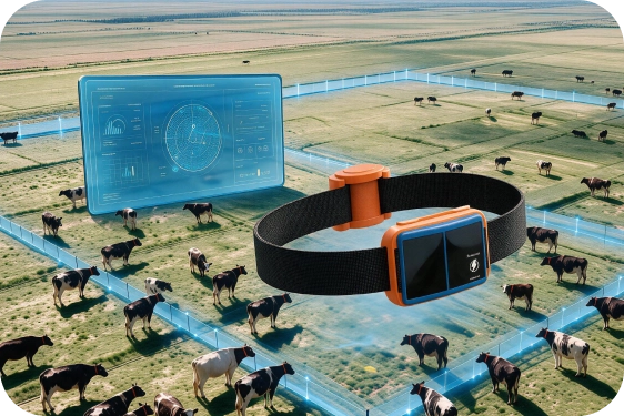 FL-C006 Solar GPS Livestock Collar